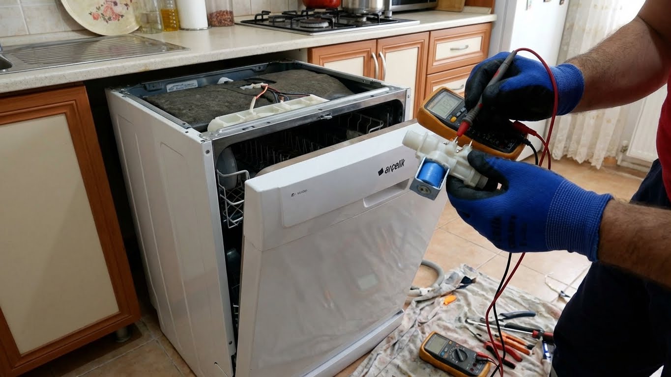 Halkalı Arçelik tamiri ve parça değişim süreci.